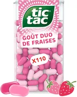 Bonbons Tic Tac x110 pastilles DUO DE FRAISES - 54g