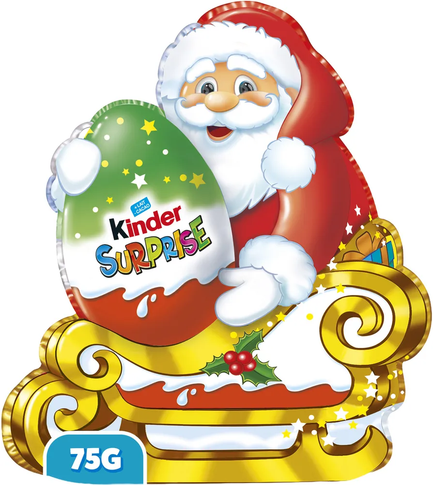 Kinder moulage 75g avec surprise père noel