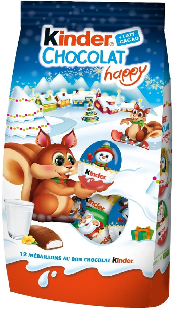 Kinder chocolat medaillon sachet de 102g