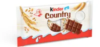 Barre Chocolatée Kinder Country Céréales chocolat x4 - 94g