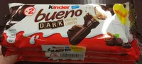 Bueno dark - Fines gaufrettes fourrées lait et noisettes enrobées de chocolat noir
