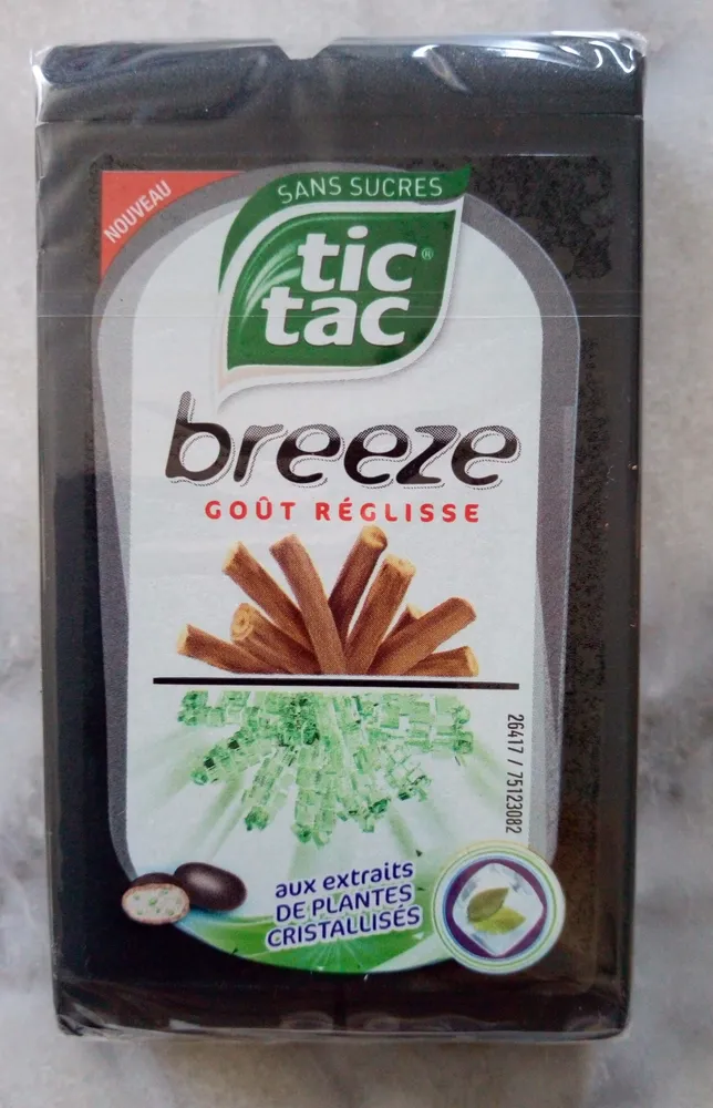 Tic Tac Breeze goût réglisse