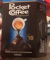 Pocket coffee decaffeinato