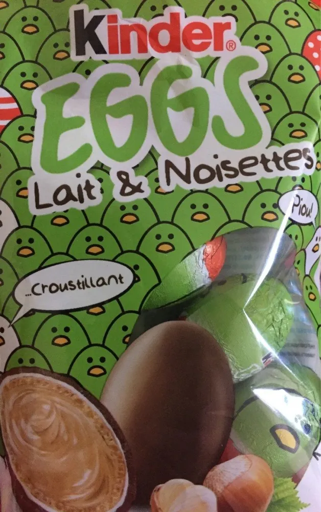 Kinder EGGS lait et noisettes