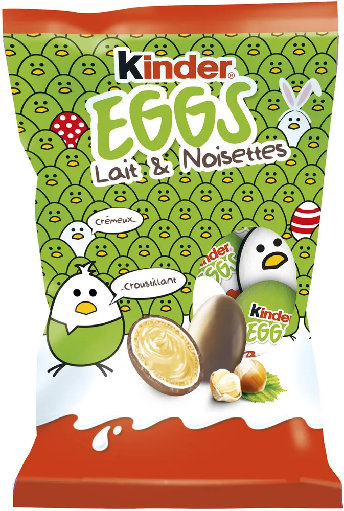 Kinder Eggs Noisettes x12 oeufs fourrés