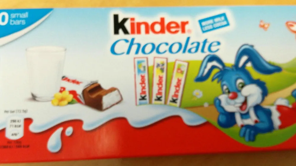 Kinder Chocolate Easter Bars