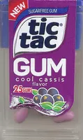 tic tac GUM cool cassis