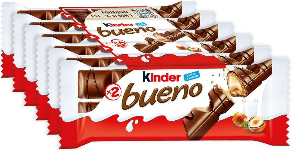 Barre Chocolatée Kinder Bueno Chocolat au Lait