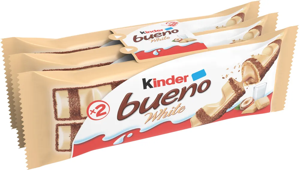Barre Chocolatée Kinder Bueno White Chocolat Blanc x3 - 117g