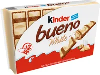 Barre Chocolatée Kinder Bueno White Chocolat Blanc x12 - 468g