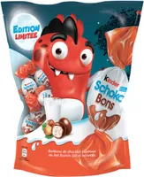 Kinder schokobons bonbons de chocolat au lait fourres lait et noisettes sachet 330g