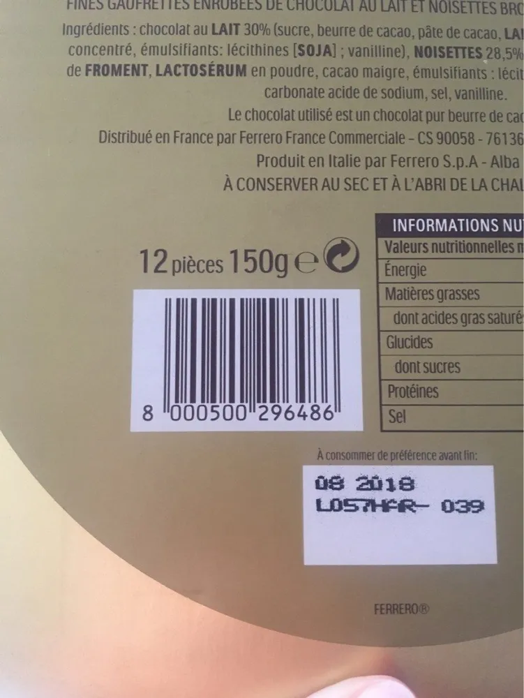 Ferrero rocher