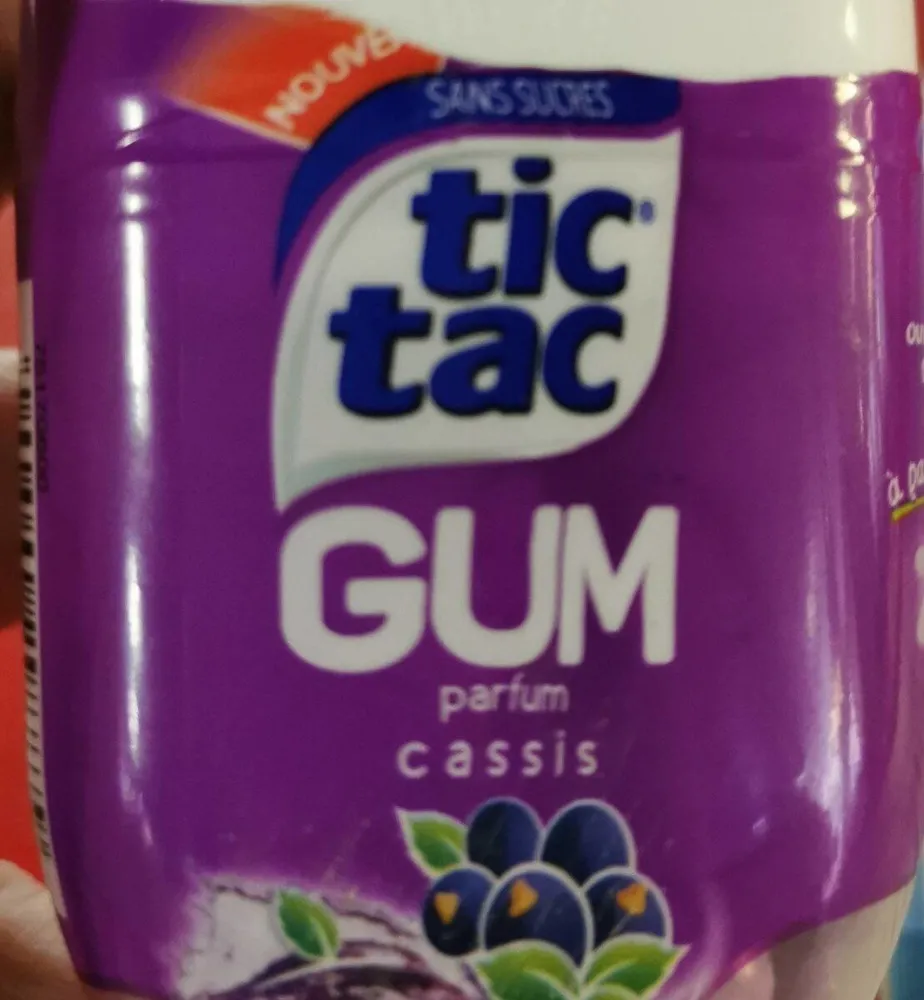 Tic Tac Gum Cassis  Spe
