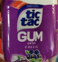 Tic Tac Gum Cassis  Spe