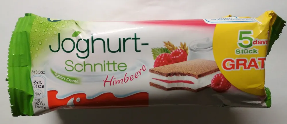 Joghurt-Schnitte Himbeere
