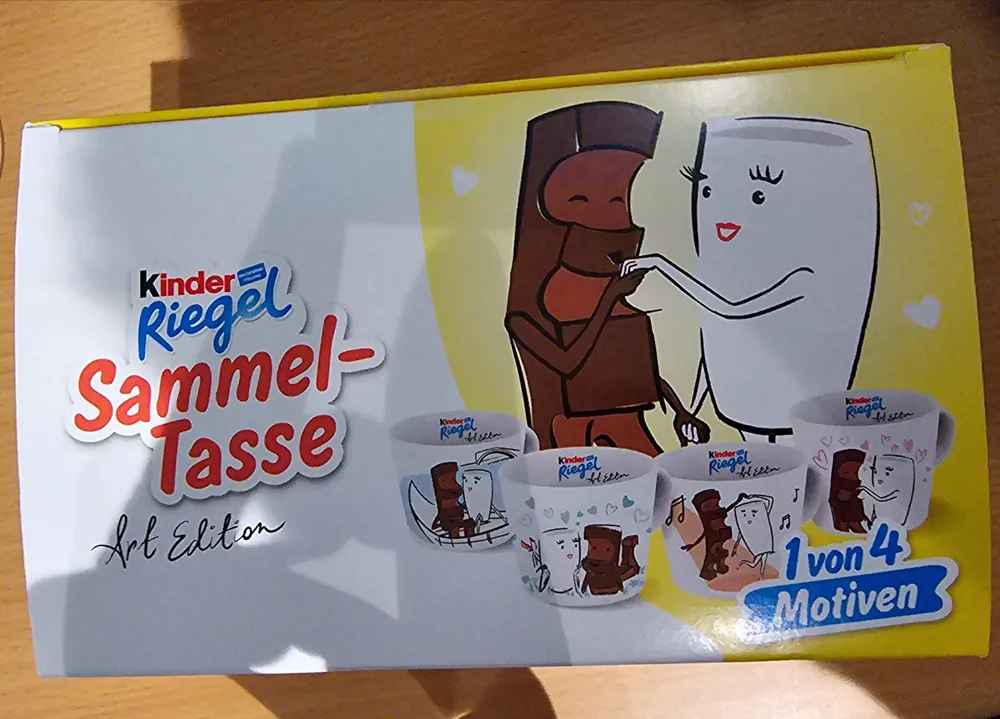 Kinder-Riegel mit Sammeltasse