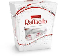 Raffaello fines gaufrettes enrobees de noix de coco fourrees noix de coco avec amande entiere 23 pieces