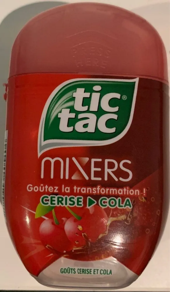 Tic tac mixers cerise cola box de 205