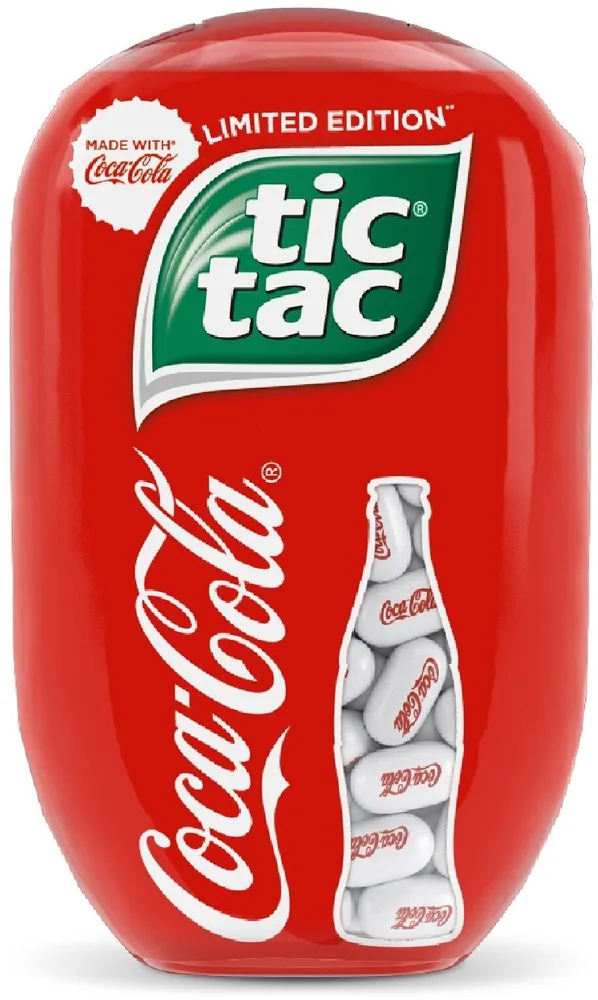 Bonbons tic tac goût coca cola edition limitee 98g
