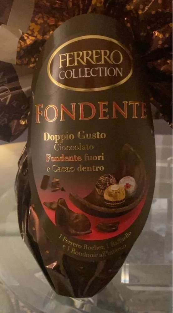 Fondente doppio gusto cioccolato fondente fuori e cacao dentro