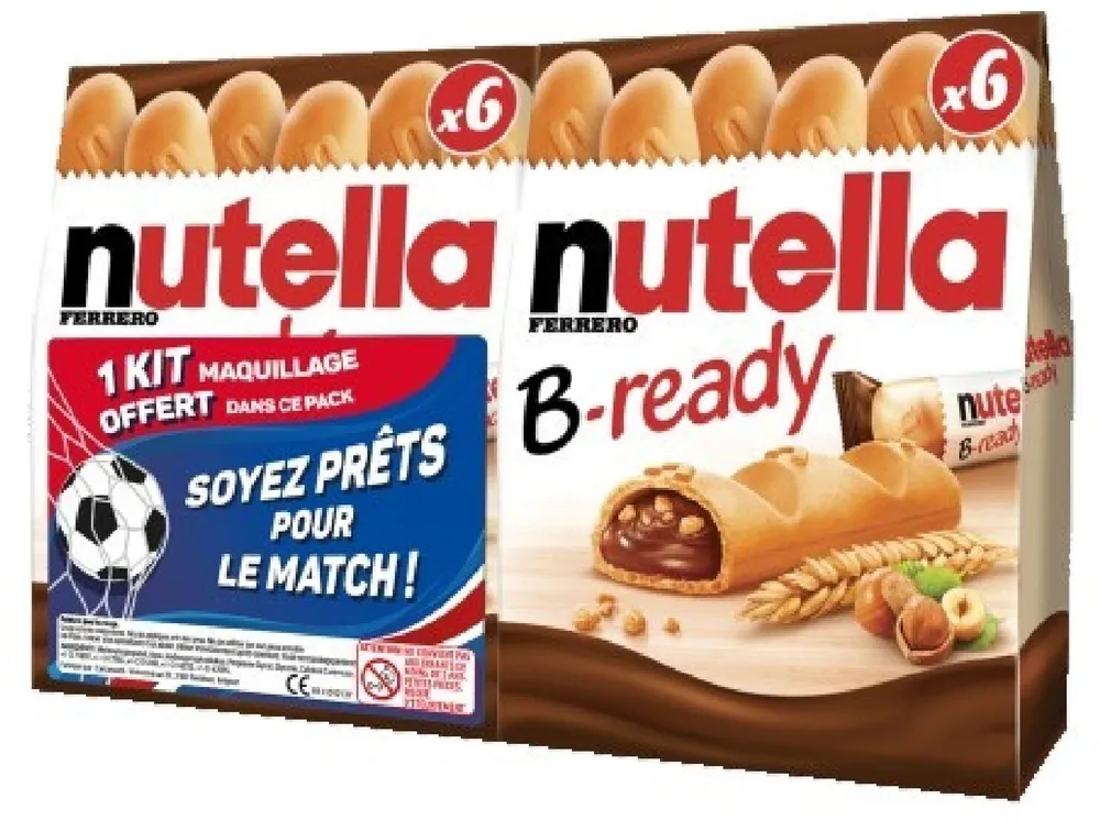 NUTELLA B-READY biscuits 264g paquet de 12 pièces