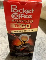 Pocket coffee espresso to go