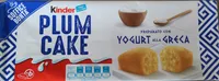 Plum cake preparato con yogurt alla greca