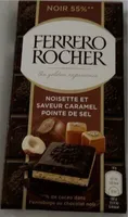 Chocolat Noir à la Noisette, Caramel et Pointe de sel