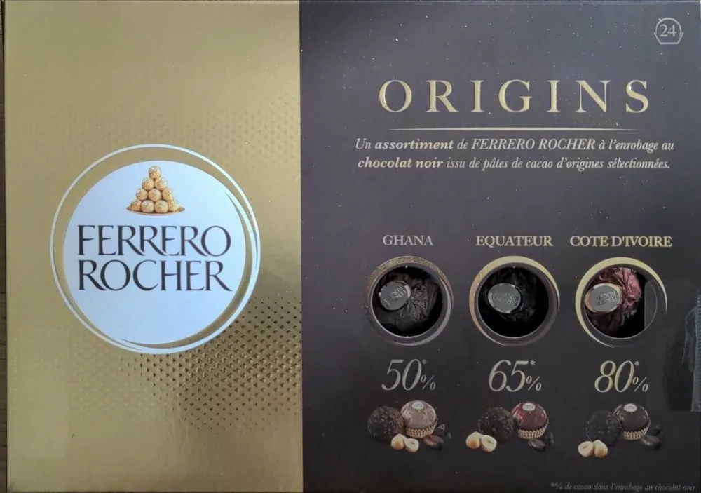 Ferrero Rocher origins 24 pièces