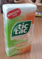 Tic tac goût citron vert & orange