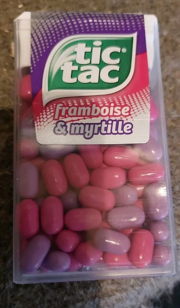Tic tac framboise myrtille