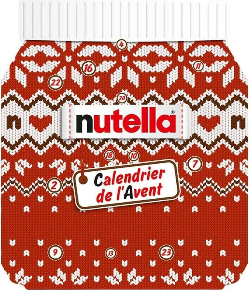 Calendrier de l’avant nutella