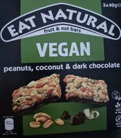 Eat Natural Vegan Peanuts Coconut And Dark Chocolate