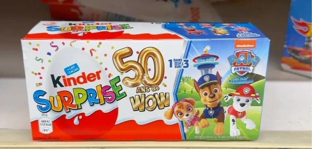 kinder Surprise - Oeufs en chocolat Pat'Patrouille