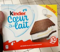 Kinder coeur au lait