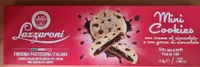 Mini Cookies con crema di cioccolato e con gocce di cioccolato
