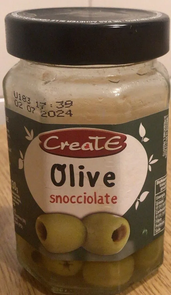 Olive snocciolate
