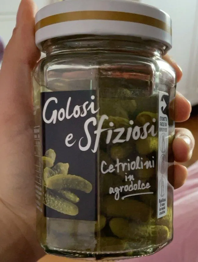 Cetriolini in agrodolce