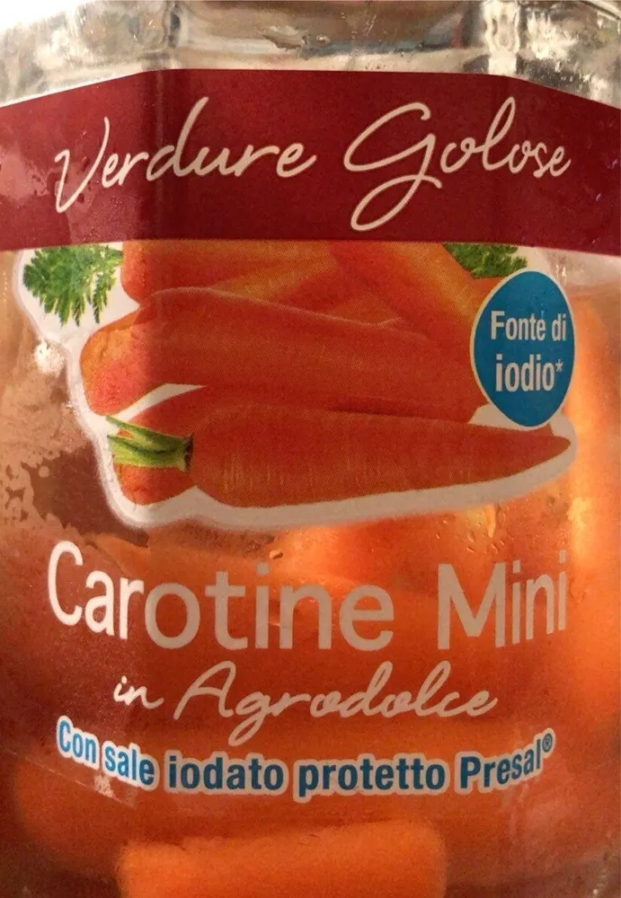 Carotine in agrodolce