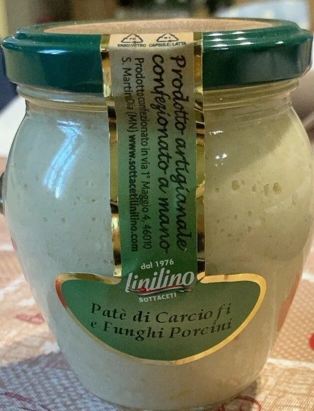 Patè di carciofi e funghi porcini