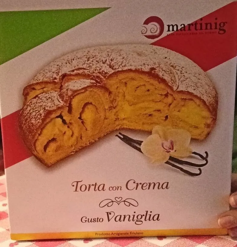 torta con crema gusto vaniglia
