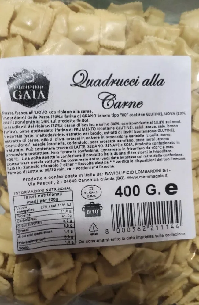 Quadratucci alla carne