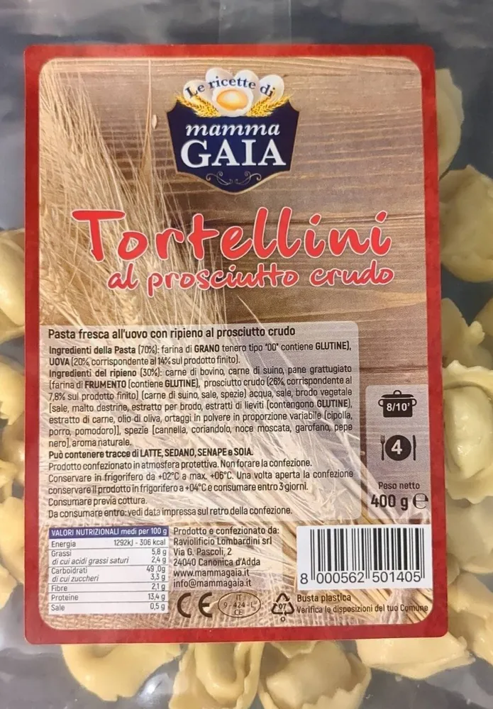 Tortellini al prosciutto crudo