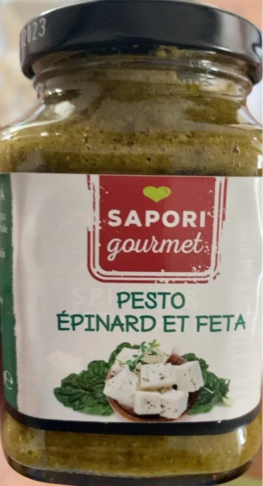 Pesto epinard et feta