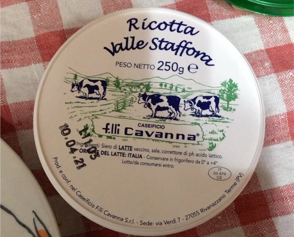 Ricotta Valle Staffora