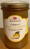 Confettura di pere e limoni conzucchero di canna