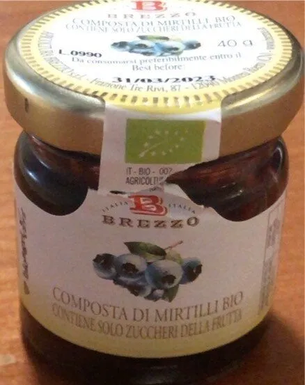 Composta di mirtilli bio