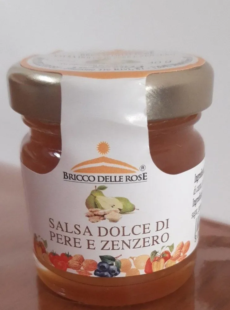Salsa dolce di pere e zenzero