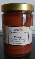 Pesche con vino Moscato d'Asti D.O.C.G. sciroppate