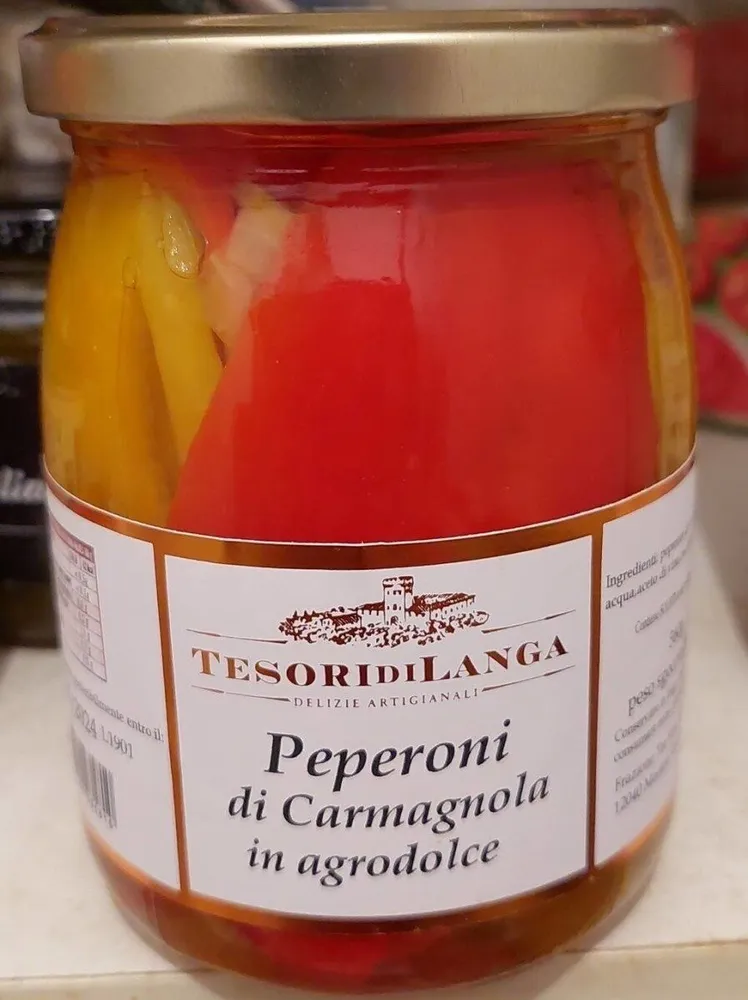 Peperoni di carmagnola in agrodolce